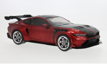 Ford Mustang GTD 2025 Donkerrood - 1:18  Ford Mustang GTD 2025 Donkerrood - 1:18